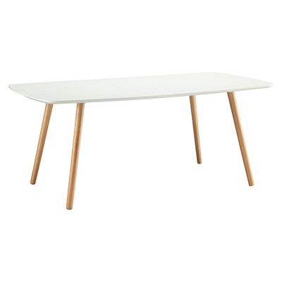 target white coffee table