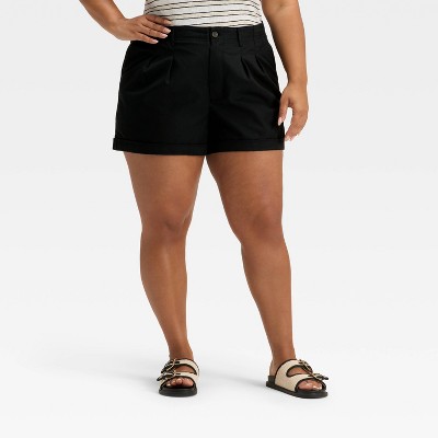 Women's High-Rise Pleated Shorts - Universal Thread™