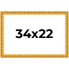 PosterPalooza | 34x22 Bamboo Picture Frame, UV Acrylic, 4 Finishes - Brown, Black, Gold, and Natural - 2 of 4