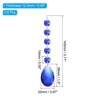 Unique Bargains Hanging Ornament DIY Craft Teardrop Crystal Chandelier Pendant Beads 5.71" x 1.5" 10 Pcs - 2 of 4