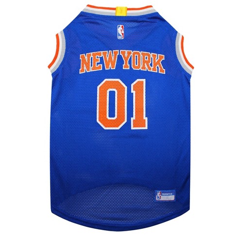 Nba New York Knicks 12 Pets Basketball Mesh Jersey : Target
