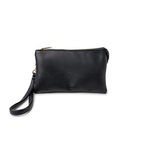 Kedzie Eclipse Convertible Wallet Crossbody Bag Black : Target