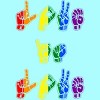 Adult Design By Humans Love Is Love Sign Language Pride By ToruSanogawa Racerback Tank Top - 2 of 2