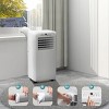Kismile 10000 ASHRAE BTU/6000 BTU DOE 115-Volt Vented Medium Room Portable Air Conditioner Remote Included - 2 of 4