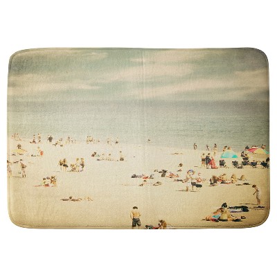 Shannon Clark Vintage Beach Cushion Bath Mat Tan - Deny Designs