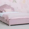 Vtec Trading Rose Pink Comfort Wood Upholstered Bed - 3 of 3
