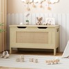 Storage Chest, Wood Large Toy Box,Toy Chest for Boys Girls, Storage Bench with Safety Hinge, Farmhouse Storage Trunk - 4 of 4