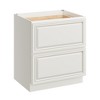 CASAINC 30 in. W x 34.5 in. H x 24 in. D 2 Drawer Soft Close Base Kitchen Cabinet with Full Overlay Front - Plywood Ready to Assemble - 2 of 4