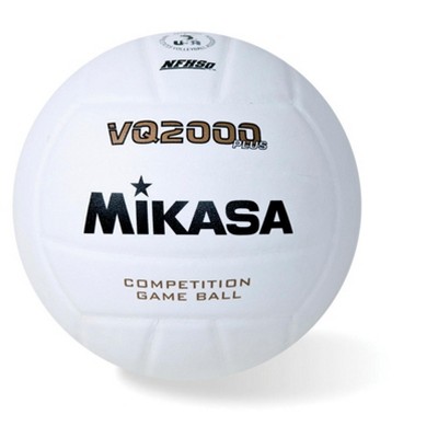 Mikasa VQ2000 Plus NFHS Volleyball, Size 5, White