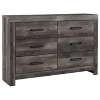 Wynnlow Dresser Gray - Signature Design by Ashley: Bedroom Furniture, Laminated Wood Composite, 6-Drawer Storage - 2 of 4