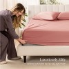400 Thread Count Organic Cotton Sateen Fitted Sheet by Bare Home - 3 of 4