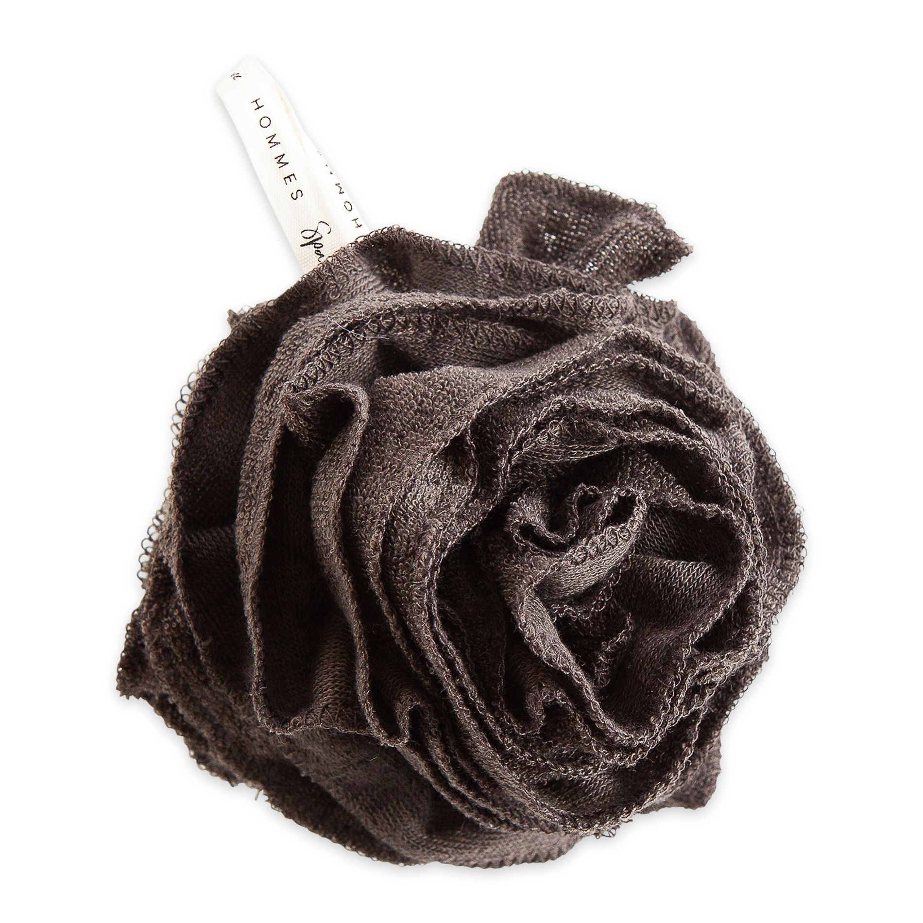 European Soaps Men'S Spa Prive - Bamboo Charcoal Pouf
