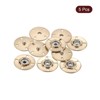 Unique Bargains Alloy Invisible Durable High Hardness Buckle Fasteners Press Studs Buttons 5 Pcs - 3 of 4