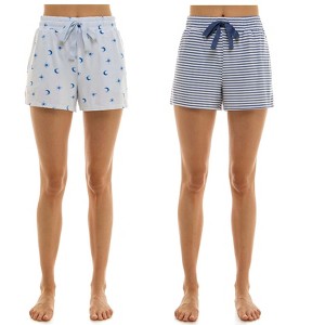 Jacyln Womens 2 Pack of Pajama Shorts - 1 of 4