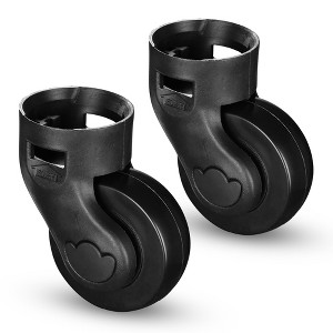 Byootique 2 Pack 2" Swivel Caster Wheels without Locking Brake for Makeup Case - 1 of 4