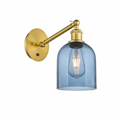 Bella - 1 Light Arm Adjusts Up and Down Wall Sconce In Industrial Style-9.5 Inches Tall and 5.5 Inches Wide