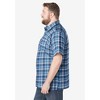 KingSize Short-Sleeve Plaid Sport Shirt - 4 of 4