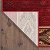 Weston Geometric Border Area Rug Red/Gold - Captiv8e Designs - image 3 of 3