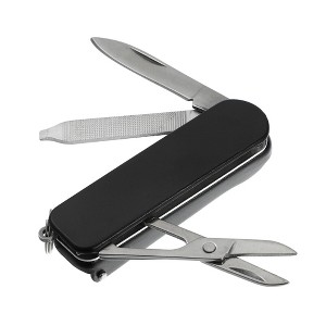 Unique Bargains Stainless Steel Multifunction Nail Clippers for Men and Women 1 Pc - 1 of 4