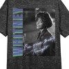 Whitney Houston I'm Your Baby Tonight Women's Black Heather Casual T-Shirt Dress - 2 of 2