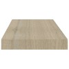 vidaXL Floating Wall Shelf Oak 19.7"x9.1"x1.5" MDF - 4 of 4