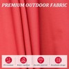 Kumasinova Rectangular Patio Umbrella with 8-Rib Frame,Outdoor Umbrella with Crank Lift&Tilt,Beach Umbrella for Pool&Resorts,Patio Market Umbrella - 3 of 4