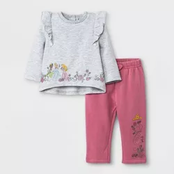 Disney Princess Baby Sleepsuit Pink Soft Fleece 3 To 6 Months  NEW Sealed Bag 