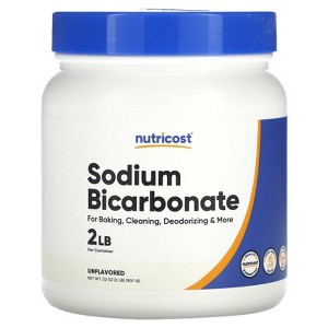 Nutricost Sodium Bicarbonate Powder, Unflavored, 2 lb (907 g) - 1 of 2