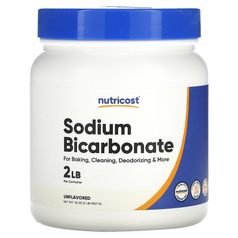 Nutricost Sodium Bicarbonate Powder, Unflavored, 2 lb (907 g) - image 1 of 2