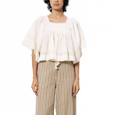 Women's Patricie Mid-sleeved Blouse - FRNCH M