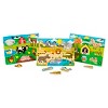 Melissa & Doug World Of Animals Wooden Peg Puzzles Set - Pets, Farm ...