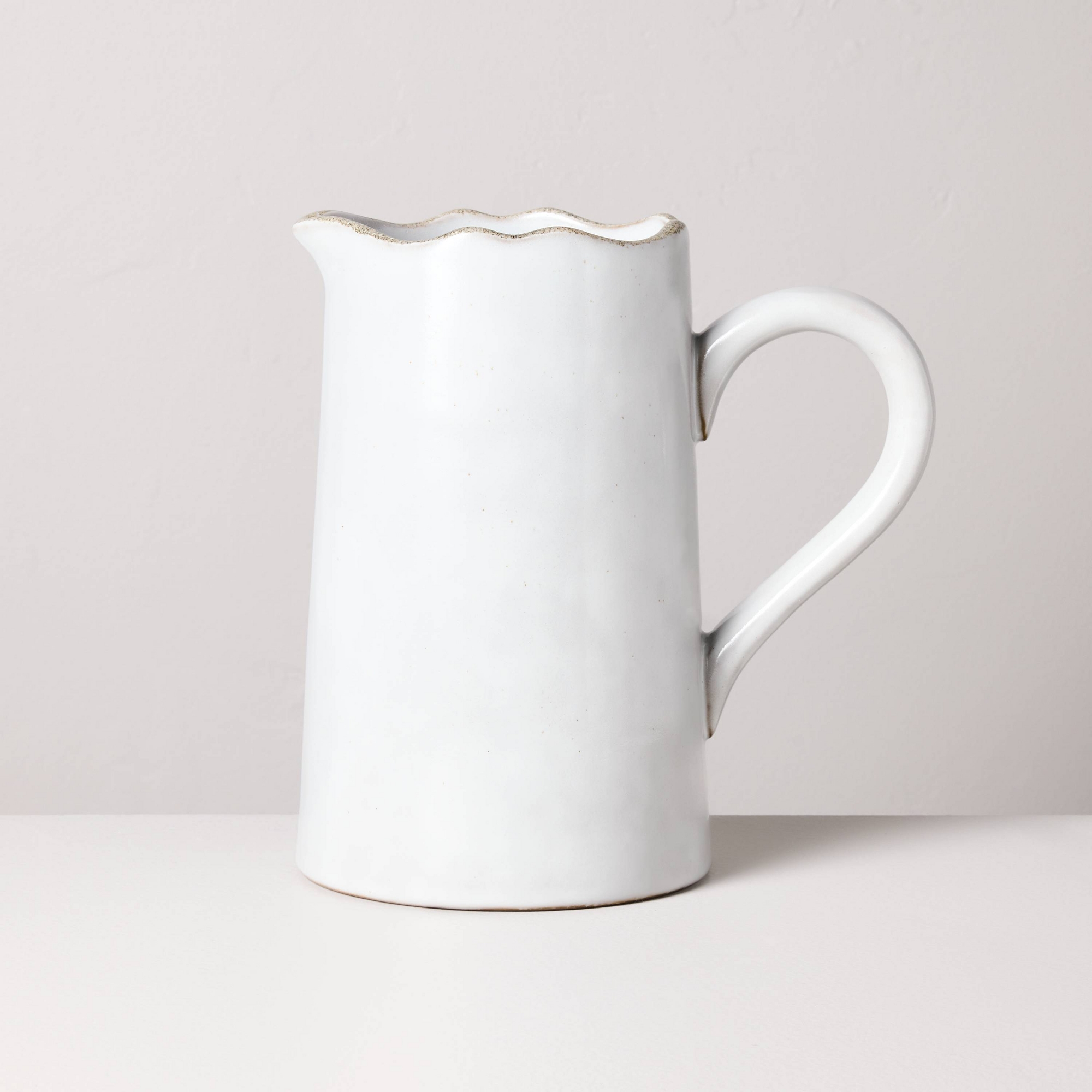 Carved Edge Pitcher Cream - Hearth & Hand™ with Magnolia