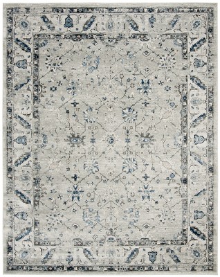 Charleston Heirloom-Style 8' x 10' Hand-Knotted Grey Area Rug