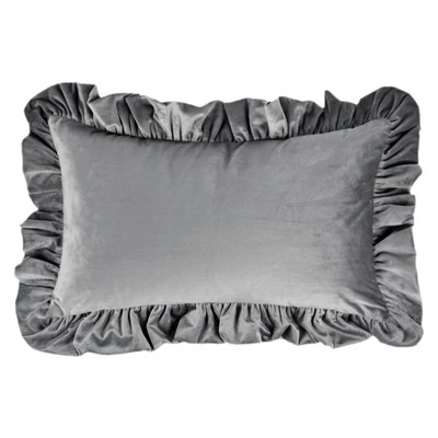 REGALWOVEN Scalloped Trim Outdoor Throw Pillow Covers for Sofa Living Room Home Decor 1 Pc