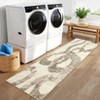 Modern Washable Area Rug Animal Snake Pattern Rug Home Decor Snake Carpet, Low Pile Non Slip Rug - 2 of 4