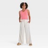 Girls' Wide Leg Beach Pants - art class™ - 3 of 3