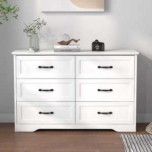 coucheta Dresser, Dresser for Bedroom, Chest of Drawers with Anti-Tip Device and Metal Handle, Drawer Organizer for Bedroom - 1 of 4
