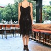 Anna-Kaci Women's Sequin Sleeveless Fringe Flapper Midi Dress for Party Wear - 2 of 4