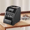 VEVOR USD Coin Sorter, Coin Counter Machine for 4 Kinds of USD Coins, Coin Sorter and Wrapper Machine Holds up to 200 Coins, Black - 2 of 4