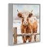 Stupell Industries Cattle at Snowy Fence Framed Giclee Art - 2 of 4