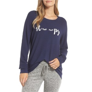 P.J. Salvage Womens Sleepy Eyes Pajama Sweater - 1 of 1