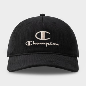 Champion Adult Hobby Corduroy Baseball Hat - Black - 1 of 4