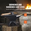 VEVOR Single Horn Anvil, 66Lbs Cast Steel Anvil, High Hardness Rugged Round Horn Anvil Blacksmith, with Round and Square Hole - 2 of 4