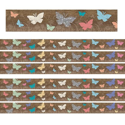 Teacher Created Resources Home Sweet Classroom Straight Border 3" x 210' Spring (TCR8552-6)