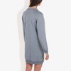 Anna-Kaci Women's Cuffed Solid Kangaroo Pocket Zipper Mini Dress - 4 of 4