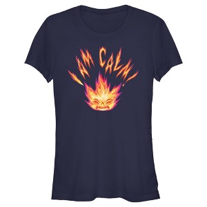 Juniors Womens Elemental Ember I am Calm T-Shirt - 1 of 4