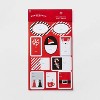 50ct Peel & Stick Christmas Gift Tag Red/black/white - Wondershop™ : Target