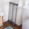 Honey-Can-Do Oversize Folding Drying Rack: Collapsible Indoor Steel Clothes Rack, 50 lb Capacity, Silver - 3 of 4