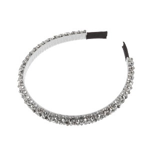 Unique Bargains Women's Faux Crystal Headband 0.59" Wide 1Pc - 1 of 4
