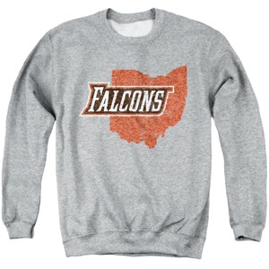 Men's Bowling Green State University State Shape Crewneck Sweatshirt - 1 of 4